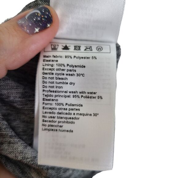 BA&SH Dress Womens 4 Silver Gray Salina Lady Metallic Open Back Party Dress NWT - Picture 10 of 14